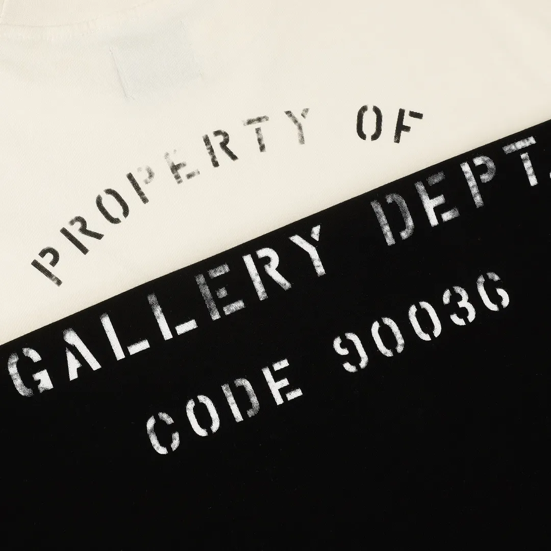GALLERY.DEPT Summer new short-sleeved model number: D3120#P106 Color: black apricot Size: S M L XL